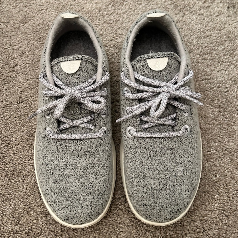 Allbirds Women's Wool Runners size 8 Gray